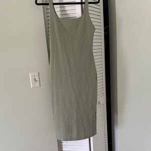 Zara Sage Green Midi Dress